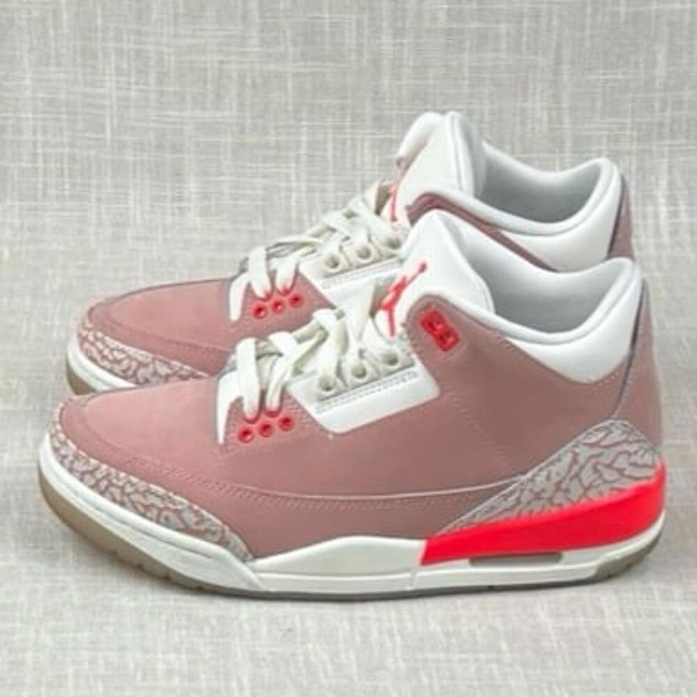 Jordan 3 Retro Rust Pink Womens Sz 6